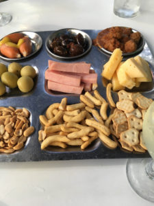 South American Snack Plate - Those olives were delish!!